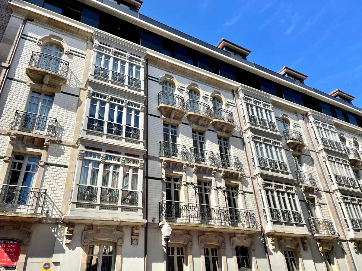 Atico Marques Vistas Al Mar - Garaje Opcional Apartment Gijon Exterior photo